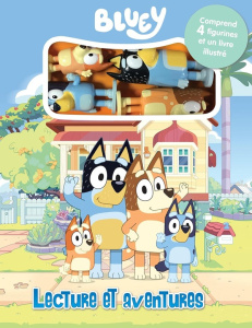 Bluey Lecture et aventures. Avec 4 figurines - Injejikian Azad