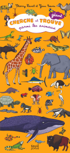 Cherche et trouve géant parmi les animaux - Laval Thierry ; Couvin Yann