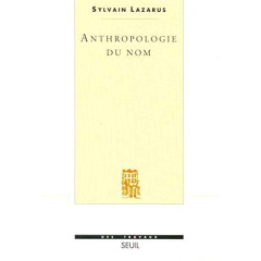 Anthropologie du nom - Lazarus Sylvain