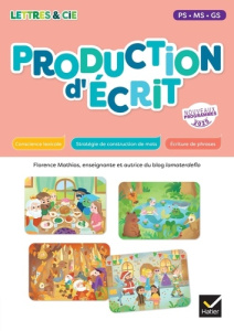 Production d'écrit PS-MS-GS-CP Lettres & Cie. Guide enseignant et flashcards, Edition 2025 - Mathias Florence