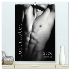 contrastes hommes (Calendrier mural 2026 DIN A2 horizontal) calendrier de bureau. Calendrier mensue - Malestockphoto Malestockphoto