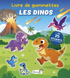 Les Dinos.   de 75 stickers repositionnables - Marbehant Cécile ; Pérez Piza Lu