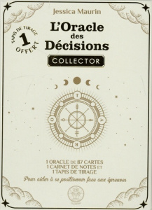 L'Oracle des décisions. Avec 1 oracle de 87 cartes, 1 carnet de notes et 1 tapis de tirage, Edition - Maurin Jessica