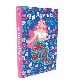 Agenda Sirène à sequins. Edition 2025-2026 - Medeiros Giovana ; Molina Jessica