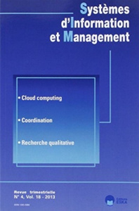 Systèmes d'Information et Management Volume 18 N° 4/2013 - Meissonnier Régis