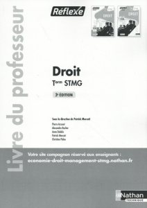 Droit Tle STMG. Livre du professeur, 3e édition - Mercati Patrick ; Arcuset Pierre ; Bucher Alexandr