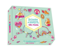 Mes bracelets et accessoires en plastique fou Girl power. Coffret avec accessoires - COKIYETTE