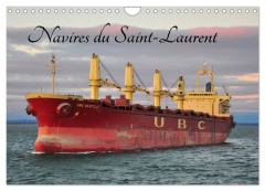 Navires du Saint-Laurent (Calendrier mural 2026 DIN A4 vertical), CALVENDO calendrier mensuel. La vo - Meunier Eric