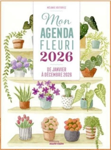 Mon agenda fleuri. Edition 2026 - Voituriez Mélanie