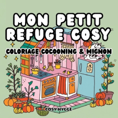 Mon petit refuge cosy. Coloriage cocooning & mignon - Hygge Cosy