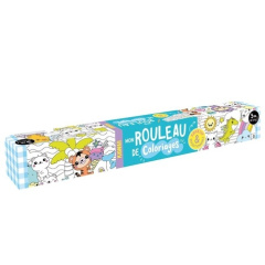 Mon rouleau de coloriages adhesif Kawaii - COLLECTIF