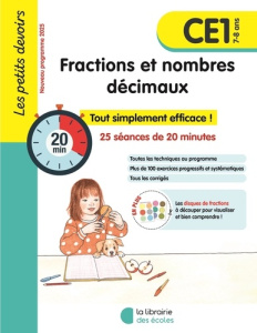 Fractions CE1. 34 séances de 20 minutes - Moreau Laura