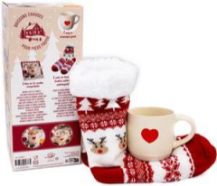 Boissons chaudes pour pieds froids Rouge. Coffret avec 1 paire de chaussettes doublées en polaire et - Gaillet Emilie ; Bogdan Elena ; Vidon-Geni Carolin