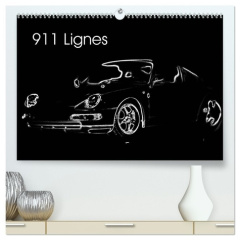 911 Lignes (Calendrier mural 2026 DIN A2 vertical) calendrier de bureau. Les belles lignes d'une vo - Nihat Uysal photography nupho