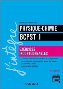 Physique-Chimie BCPST 1. Exercices incontournables, 6e édition - Côté Isabelle ; Sard Nicolas