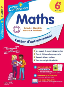 Maths 6e. Cahier d'entraînement - Rousseau Philippe ; Clamart Nicolas