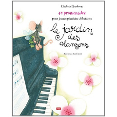 LE JARDIN DES CHANSONS - 40 PROMENADES POUR JEUNES PIANISTES - ROZEBOOM ELISABETH