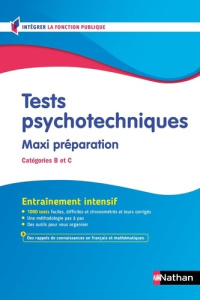 Tests psychotechniques Maxi préparation. Catégories B et C, Edition 2026-2027 - Simonin Elisabeth