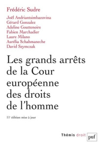 Les grands arrêts de la Cour européenne des droits de l'homme. 11e édition revue et augmentée - Sudre Frédéric ; Andriantsimbazovina Joël ; Gonzal