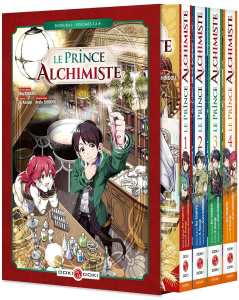 Le Prince alchimiste : Coffret en 4 volumes : Tomes 1 à 4. Avec 1 ex-libris - Tsukiyo Rui ; Kosugi S. ; Shindou Arata ; Malet Fr