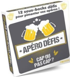 SOUS-BOCKS APERO DEFIS : CAP OU PAS CAP ? - VAGNON EDITIONS