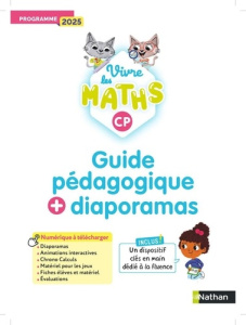 Vivre les maths CP. Guide pédagogique   Diaporamas, Edition 2025 - Corrieu Louis ; Jardy Jacqueline ; Fayette Sonia ;