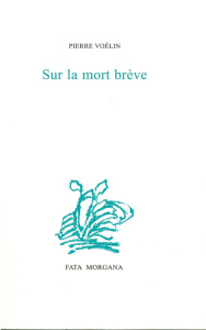 Sur la mort brève - Voélin Pierre
