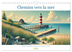 Chemins vers la mer (Calendrier mural 2026 DIN A4 vertical), CALVENDO calendrier mensuel. Découvrez - Warstat Marco