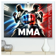 MMA - Mixed Martial Arts France (Calendrier mural 2026 DIN A2 vertical) calendrier de bureau. Les m - Warstat Marco
