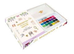 Ma petite pause aquarelle Bridgerton. Avec 1 livret d'initiation à l'aquarelle, 24 couleurs, 1 pince - DHAYERE OPHELIE