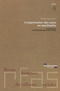 Revue française des Affaires sociales N° 5 : Organisation des soins en psychiatrie - MINISTERE DES AFFAIR