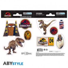 Jurassic Park - Stickers 16x11cm 2 planches - Dinosaures - Collectif