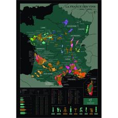Carte des vins à gratter - La France des vins - Collectif