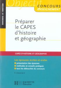 Préparer le CAPES d'histoire et géographie - Adoumié Vincent