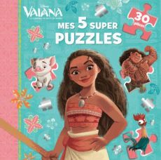 Vaiana. Mes 5 super puzzles (30 pièces) - Desfour Aurélie