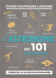 L'Astronomie en 101 infographies - Mitton Jacqueline - Beall Abigail - Eales Philip -