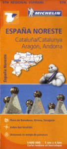 ARAGON, CATALUNA, ANDORRA 11574 CARTE ' REGIONAL ' - XXX