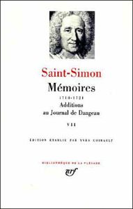Mémoires. Tome 7, 1718-1721, Additions au journal de Dangeau - SAINT-SIMON