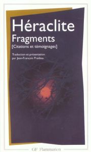 Fragments (Citations et témoignages) - HERACLITE