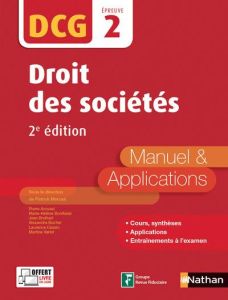 Droit des sociétés DCG 2. Manuel & applications, 2e édition - Mercati Patrick