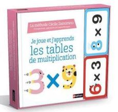 Je joue et j'apprends les tables de multiplication. Edition 2019 - Zamorano Cécile
