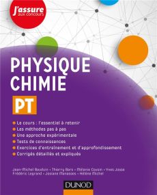 Physique-Chimie PT - Bauduin Jean-Michel - Bars Thierry - Cousin Mélani