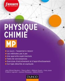 Physique-Chimie MP - Bauduin Jean-Michel - Bars Thierry - Cousin Mélani