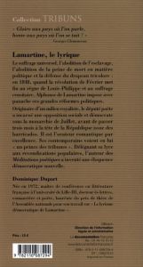 Lamartine. Le lyrique - Dupart Dominique