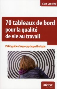 70 tableaux de bord pour la qualité de vie au travail / Petit guide d'ergo-psychopathologie - Labruffe Alain