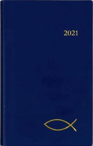 Agenda du chrétien (bleu). Edition 2021 - COLLECTIF