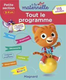 A la maternelle, Tout le programme Petite section. Edition 2022 - Mornet Marie-Françoise - Jacqué Isabelle - Frances