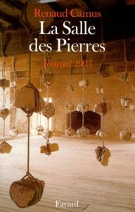 La salle des pierres. Journal 1995 - Camus Renaud