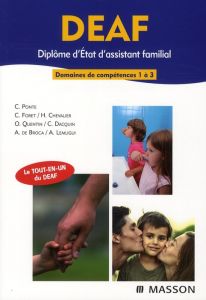 DEAF Diplôme d'Etat d'assistant familial. Domaines de compétences 1 à 3 - Ponte Carène