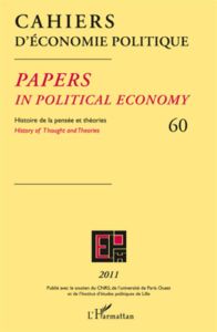 Cahiers d'économie politique N° 60/2011 - Pignol Claire